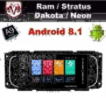 Dodge Ram Stratus navigatie android 8.1 wifi dab+ carkit usb beschikbaar voor biedingen