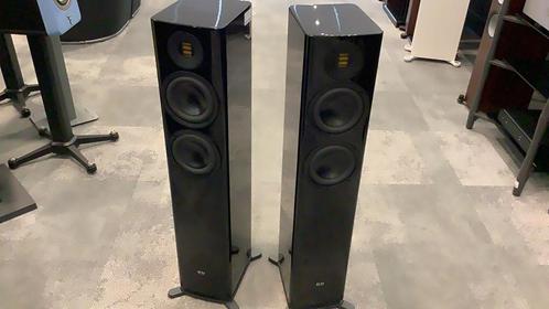 Elac Solano FS 287 HG Zwart, Audio, Tv en Foto, Luidsprekers, Zo goed als nieuw, Front, Rear of Stereo speakers, 120 watt of meer