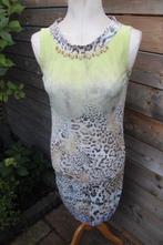 Jurk lime/ bruin Marccain mt 38/40 Vaste prijs OPRUIMING, Maat 38/40 (M), Ophalen of Verzenden, Zo goed als nieuw, Knielengte