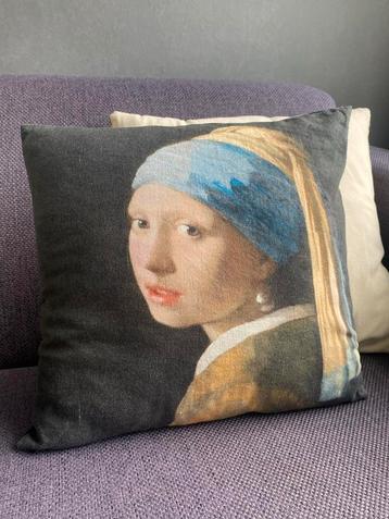 Meisje met de Parel Kussen Johannes Vermeer sierkussen beschikbaar voor biedingen