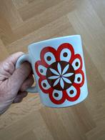 Vintage Waechtersbach Mok met Bloem Design, Ophalen of Verzenden, Gebruikt
