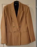 Zara blazer nieuw xl 42 camel kleur, Ophalen of Verzenden, Nieuw, Maat 42/44 (L), Beige