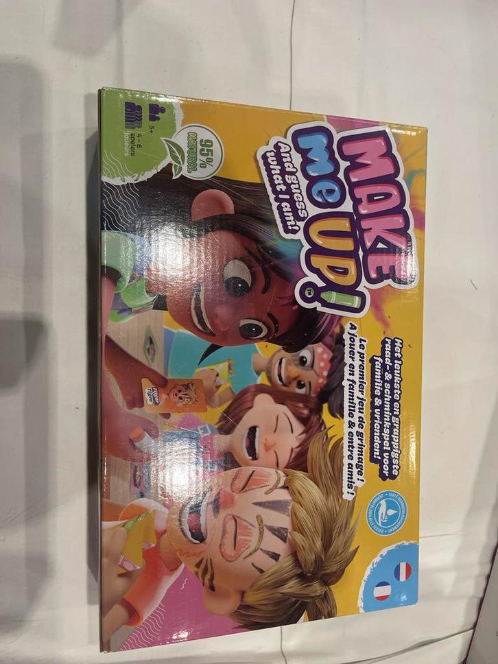 Make me up spel, Hobby en Vrije tijd, Gezelschapsspellen | Bordspellen, Gebruikt, Een of twee spelers, Ophalen of Verzenden
