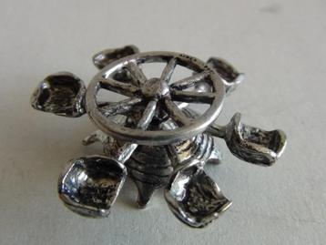 Miniatuur zilver L93a draaimolen zilveren miniaturen beschikbaar voor biedingen