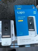 Draadloze deurbel Tapo D230S1 en gong (hubstation), Huis en Inrichting, Deurbellen, Ophalen of Verzenden, Ingebouwde camera, Zo goed als nieuw