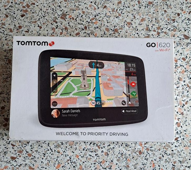 TomTom Go 620 Wi-Fi - Bluetooth, Auto diversen, Autonavigatie, Zo goed als nieuw, Ophalen of Verzenden