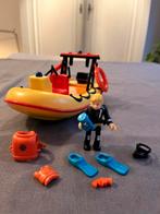 Brandweerman Sam Neptune boot met figuur en accessoires, Ophalen of Verzenden, Gebruikt, Jongen of Meisje