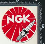 Sticker: NGK (1), Verzamelen, Ophalen of Verzenden, Zo goed als nieuw, Auto of Motor