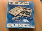 Houten spellen set met diverse spellen., Hobby en Vrije tijd, Gezelschapsspellen | Bordspellen, Ophalen of Verzenden, Zo goed als nieuw