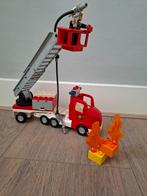 Duplo brandweer met brandweerwagen en vuur, Ophalen of Verzenden, Zo goed als nieuw, Duplo