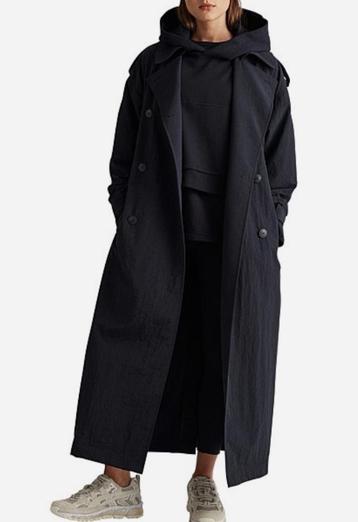 Camilla and Marc prachtige dblauwe trenchcoat mt S/M ZGAN beschikbaar voor biedingen