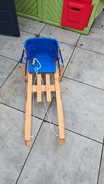 slee met rugleuning, Ophalen of Verzenden, Rugleuning, Gebruikt, Hout