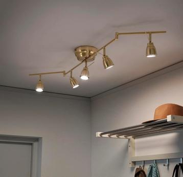 Ceiling Lamp with 5 spotlights (Ikea Barometer) beschikbaar voor biedingen