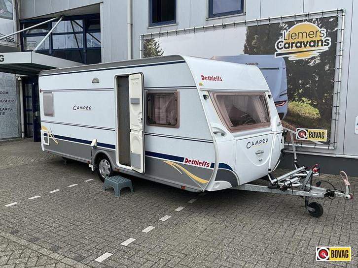 Dethleffs Camper 510 DB MOVER-VOORTENT-FIETSENDR, Caravans en Kamperen, Caravans, Bedrijf, tot en met 4, 1000 - 1250 kg, Rondzit