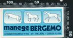 Sticker: Manege Bergemo - Heijen (2), Ophalen of Verzenden, Zo goed als nieuw, Bedrijf of Vereniging