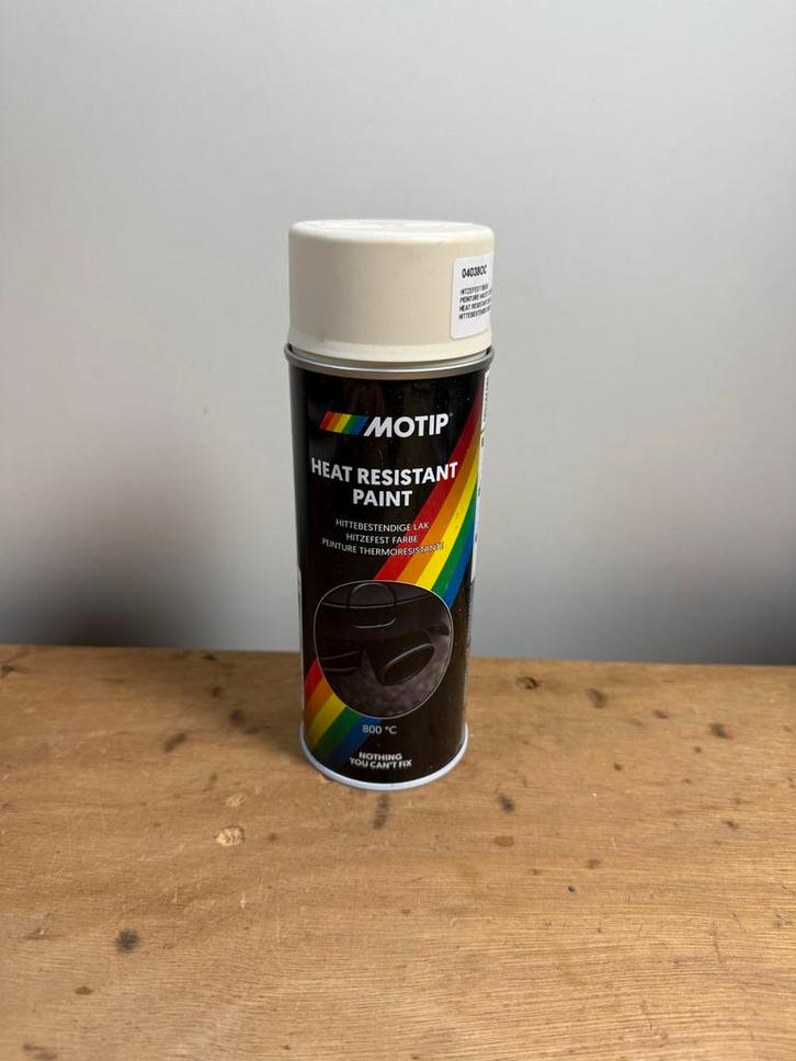 Motip Hittebestendige Lak - Beige, Doe-het-zelf en Verbouw, Verf, Beits en Lak, Nieuw, Lak, Minder dan 5 liter, Beige, Ophalen of Verzenden