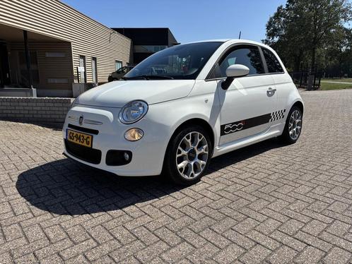 Fiat 500 0.9 TwinAir Turbo 500S [ leer,ecc,lmv,pdc,virtual c, Auto's, Fiat, Bedrijf, Te koop, ABS, Airbags, Airconditioning, Alarm