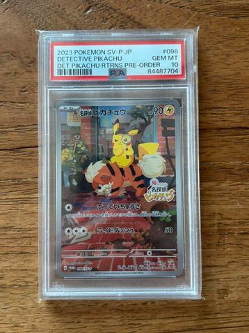 PSA 10 Detective Pikachu beschikbaar voor biedingen
