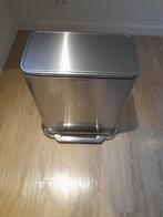 vuilnisbak simple human 48 L met 2 compartimenten, Huis en Inrichting, Woonaccessoires | Prullenbakken, Gebruikt, Met pedaal, 50 tot 75 cm