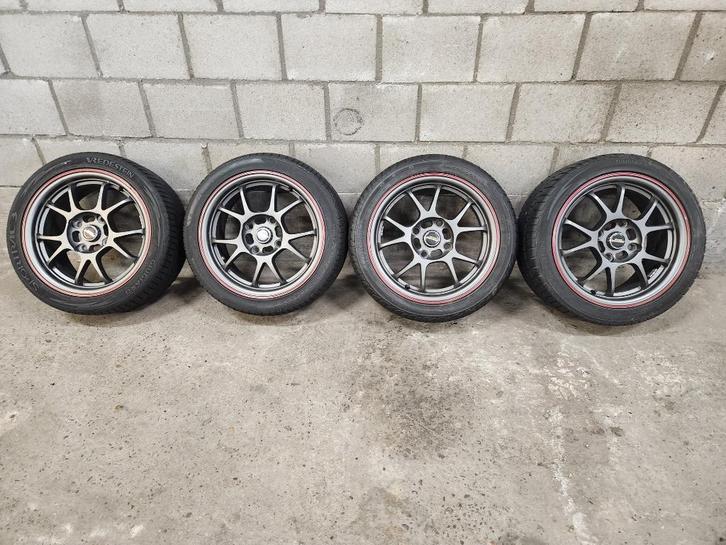 4x100 Inter Action Phoenix 15 Inch Vredestijn 195/45/R15, Auto-onderdelen, Banden en Velgen, Banden en Velgen, Zomerbanden, 15 inch