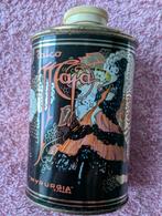 ANTIEK " MAJA" Blikje voor talkpoeder. BIEDEN VANAF € 9,00., Ophalen of Verzenden, Gebruikt