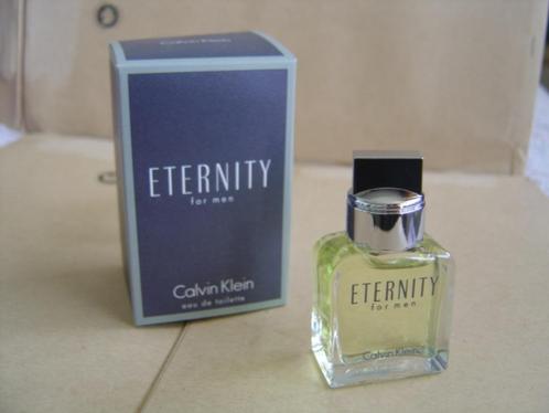 miniatuur Calvin Klein Eternity for men, Verzamelen, Parfumverzamelingen, Nieuw, Miniatuur, Gevuld, Ophalen of Verzenden