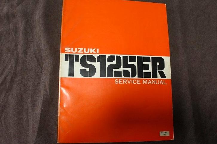 Suzuki TS125 ER 1979 motorcycle service manual handboek, Motoren, Handleidingen en Instructieboekjes, Suzuki, Ophalen of Verzenden