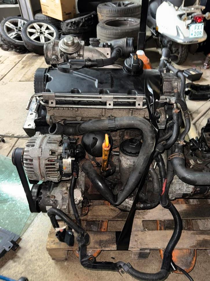 1.9 tdi axr complete motor, Auto-onderdelen, Motor en Toebehoren, Skoda, Ophalen