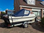 Jumbo 475 Visboot met Suzuki 50pk Buitenboordmotor, Watersport en Boten, Ophalen, Gebruikt, 50 pk of meer, Snelvarend