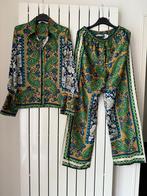 ZARA - Blouse & Broek - Pak - Paisley Goud • S, Kleding | Dames, Zara, Ophalen of Verzenden, Zo goed als nieuw, Maat 36 (S)