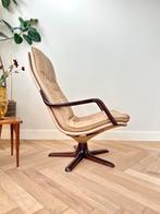 vintage fauteuil Berg Ottoman design jaren 50/60, Huis en Inrichting, Fauteuils, Ophalen, 75 tot 100 cm, Gebruikt, Vintage design