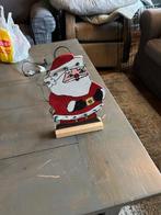 kerst 053 houten kerstman met verlichting, hoogte 32 cm, Ophalen of Verzenden, Gebruikt