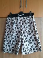 Zwemshort/korte broek wit met palmbomen Soho maat M, Kleding | Heren, Badmode en Zwemkleding, Maat 48/50 (M), Zwart, Ophalen of Verzenden