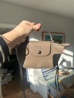 Longchamp Le Pliage Mini Leer - Perfecte Staat!, Ophalen of Verzenden, Zo goed als nieuw, Bruin, Handtas
