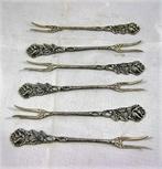 Zes cocktailvorkjes zilver Hildesheimer Rose ALBO (7040), Ophalen