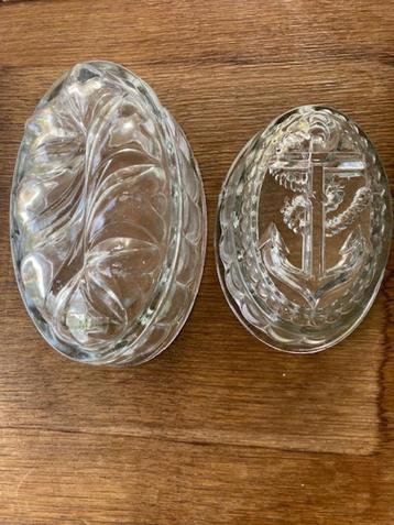 2 puddingvormen Leerdam  Anker & Palmblad samen €15,00 beschikbaar voor biedingen