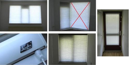 5x Luxaflexen top/down en 1x aluminium ( plissé / Duettes ), Huis en Inrichting, Stoffering | Gordijnen en Lamellen, Zo goed als nieuw
