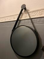 Spiegel rond zwart, Hobby en Vrije tijd, Vergrootglazen, Loepen en Loeplampen, Ophalen of Verzenden, Zo goed als nieuw, Vergrootglas of Loep