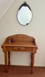 Kaptafel met spiegel, Ophalen, Klassiek, landelijk, 50 tot 100 cm, Minder dan 100 cm