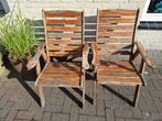 Clarecraft tuinstoelen teakhout/hardhout, Ophalen, Gebruikt, Hout