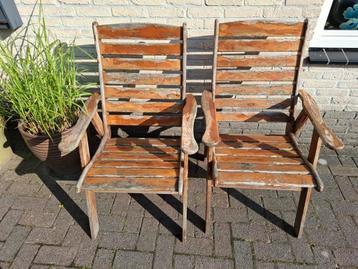 Clarecraft tuinstoelen teakhout/hardhout  beschikbaar voor biedingen