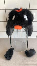 Fantastische muts pluche pinquin oorflappen carnaval, Ophalen of Verzenden, Zo goed als nieuw