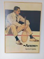 Vintage Arrow Reclame Poster - Jaren '40/'50, Antiek en Kunst, Ophalen of Verzenden