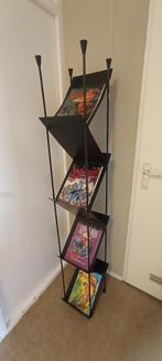 Boekenrek staand metaal zwart., Ophalen, Minder dan 50 cm, Gebruikt, Metaal