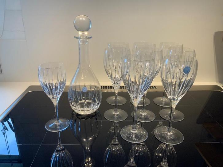 Wedgwood Windsor Kristallen Karaf en Wijnglazen, Verzamelen, Glas en Borrelglaasjes, Zo goed als nieuw, Overige typen, Ophalen of Verzenden