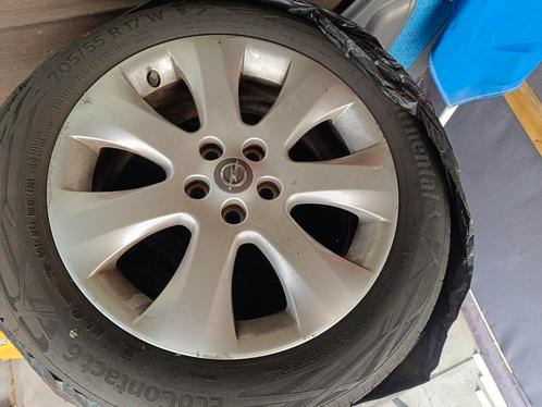 17 inch 5x110 Opel astra, Auto-onderdelen, Banden en Velgen, Band(en), Zomerbanden, 17 inch, 205 mm, Ophalen