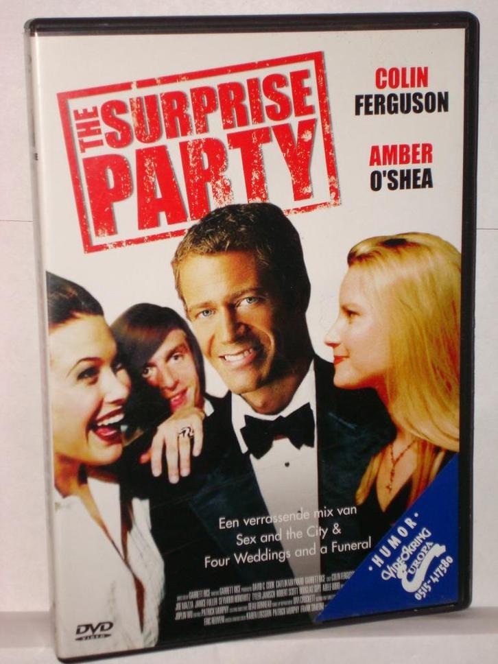 DVD - The Surprise Party met Colin Ferguson en Amber O'Shea, Cd's en Dvd's, Dvd's | Komedie, Zo goed als nieuw, Romantische komedie
