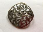 Zilveren Broche met vogeltje ( in Hilversum ), Ophalen of Verzenden, Gebruikt, Zilver, Zilver