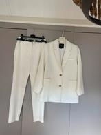 Nikkie Colbert + Broek - Star White - Maat 36/34, Kostuum of Pak, Wit, Ophalen of Verzenden, Zo goed als nieuw
