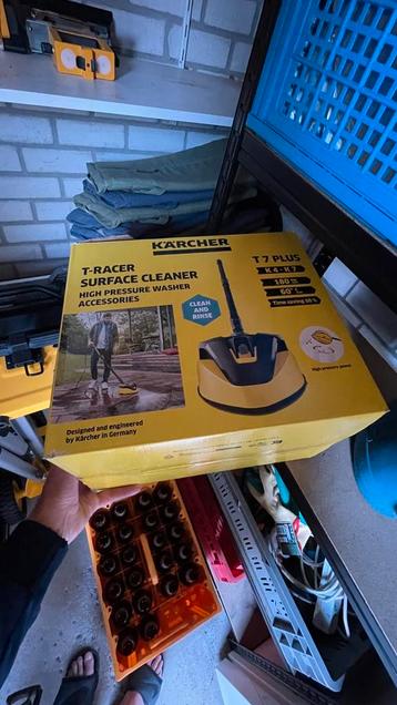 Karcher T-Racer 7 plus (4 maanden oud) + garantie beschikbaar voor biedingen